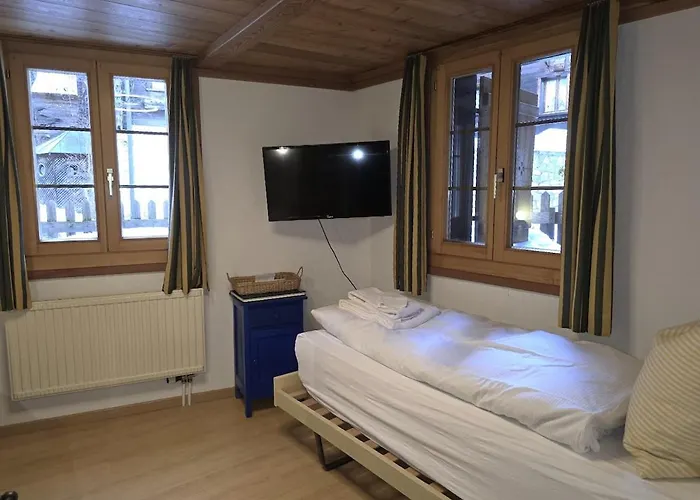 Apartment Heimatkunst 02, Klassisches Walliser Chalet, Teilrenoviert, Zentral